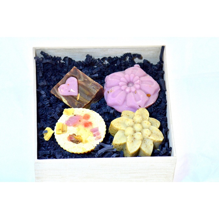 Cutia cu sapunuri de colectie, Mura Soap, ingrediente naturale, 167g