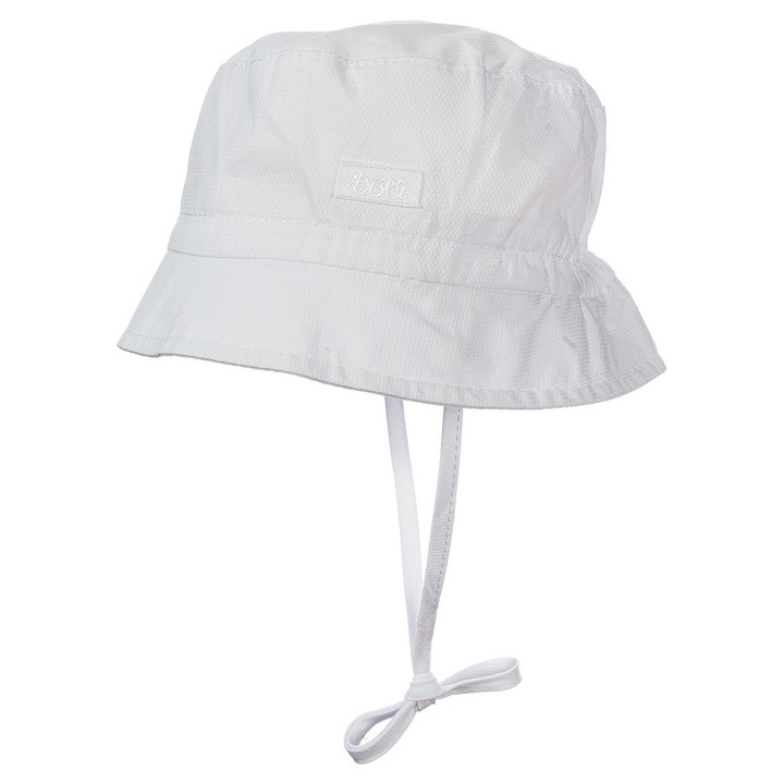 Слънчева шапка DOLL, 100% памук, бяла, удобна, за деца