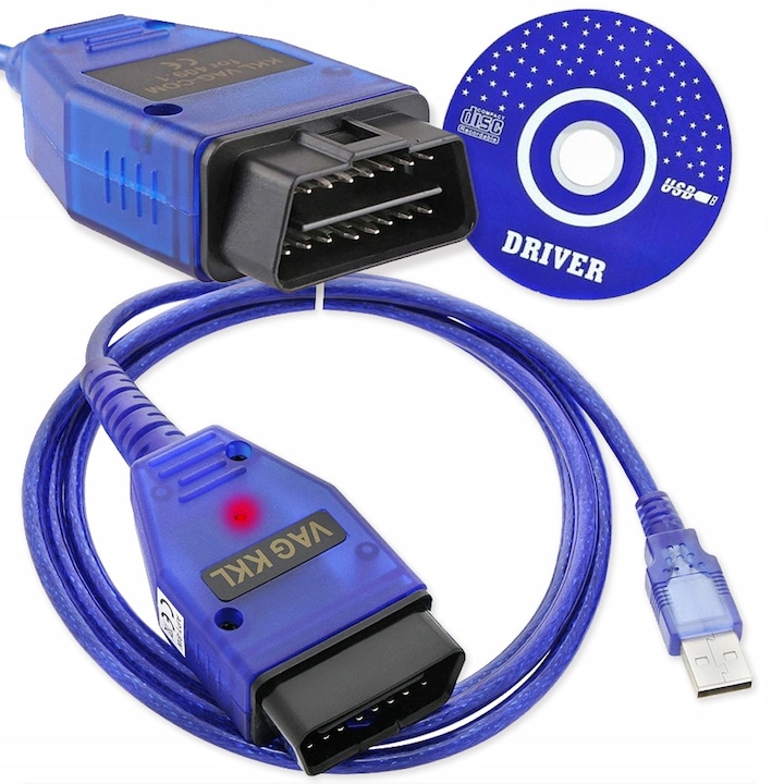 USB diagnosztikai kábel VAG - KKL - COM 409.1 OBD2, VW, Audi, Seat, Skoda modellekhez