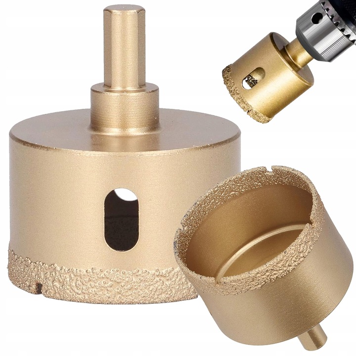 Set burghiu Otel Diamantat pentru Gresie, Pixel, 68mm, pentru Lucru pe Uscat