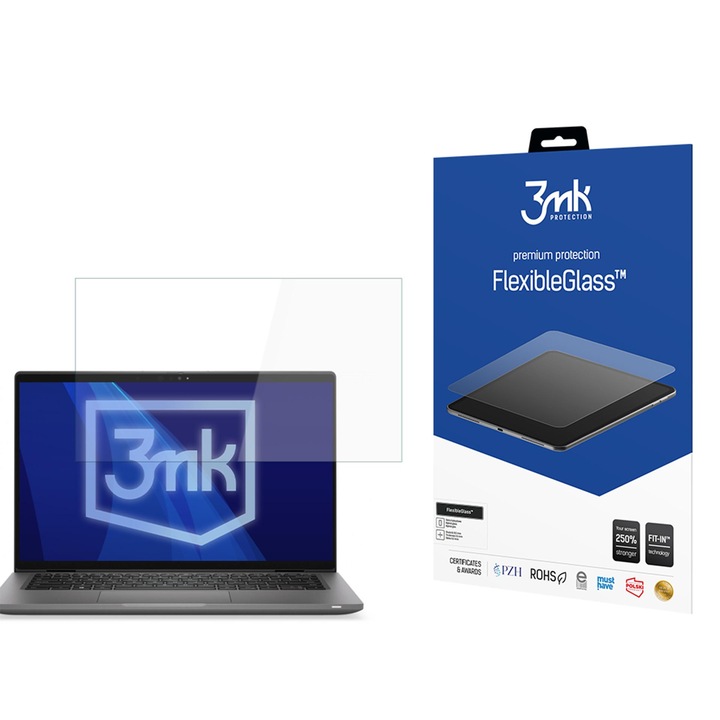 Folie protectie 3MK FlexibleGlass pentru Dell Latitude 7430, rezistenta la zgarieturi
