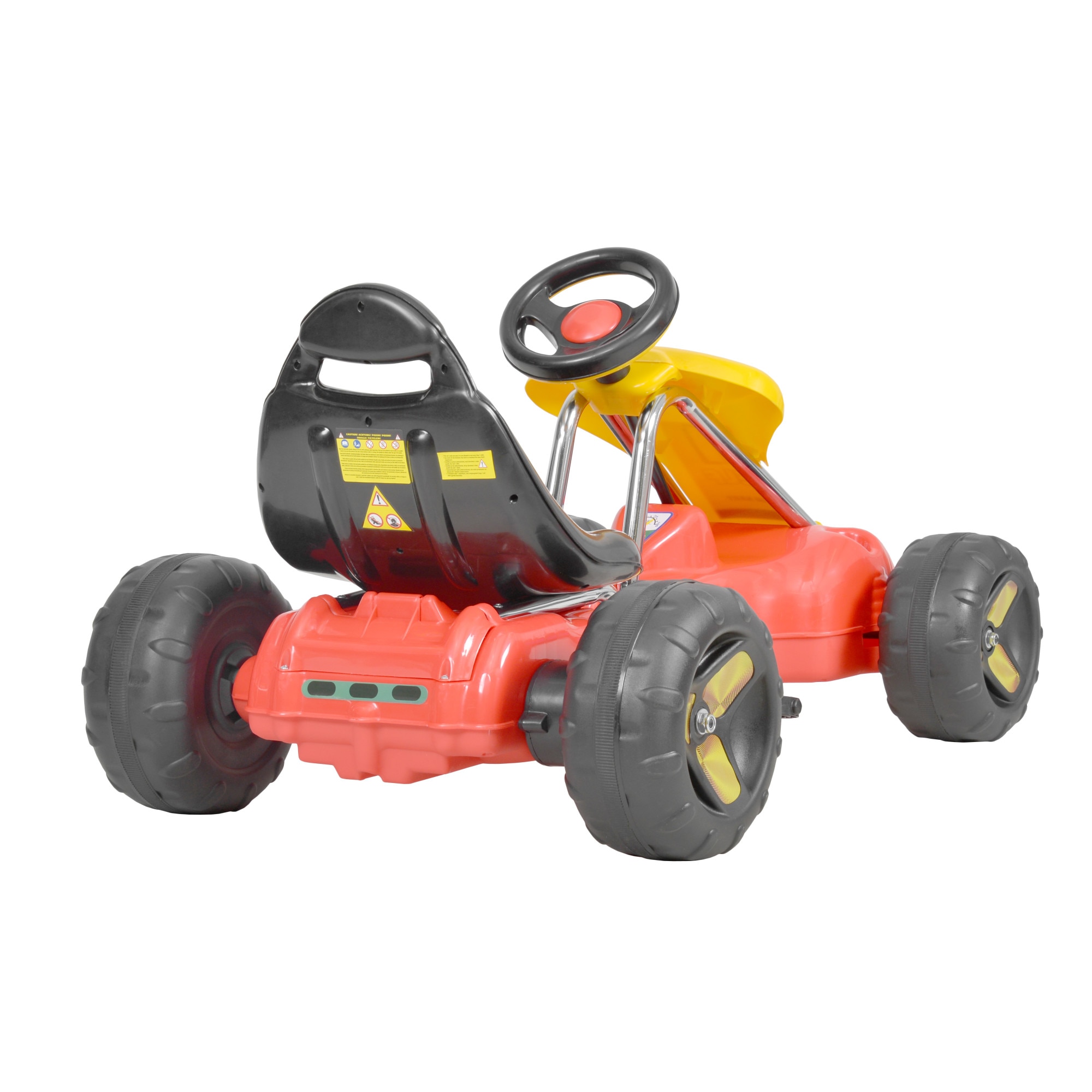 Kart cu pedale pentru copii HECHT 59788, structura de otel, capacitate 30 kg, multicolor