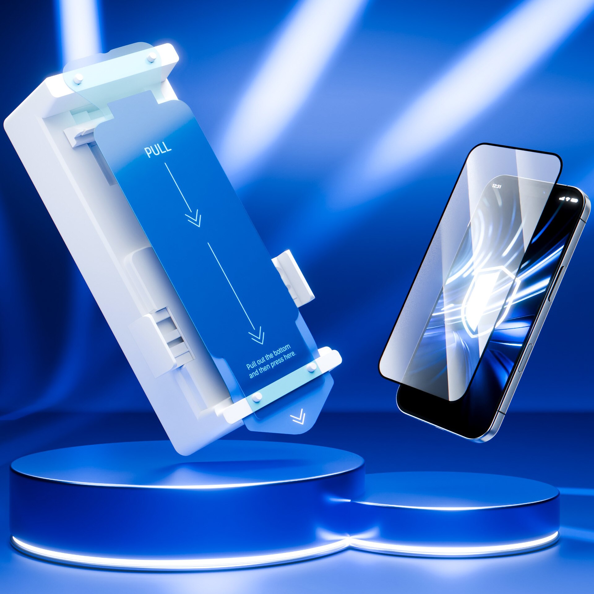 Folie de protectie Expert Glass Protection, 1 set, pentru smartphone-uri, transparent, 9H