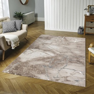 Covor Marmara Gresie 80x150 CM, Culoare Beige Maro, Cod: 3214