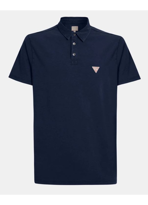 Guess pamut pólóing, kék, normál fazon, S INTL