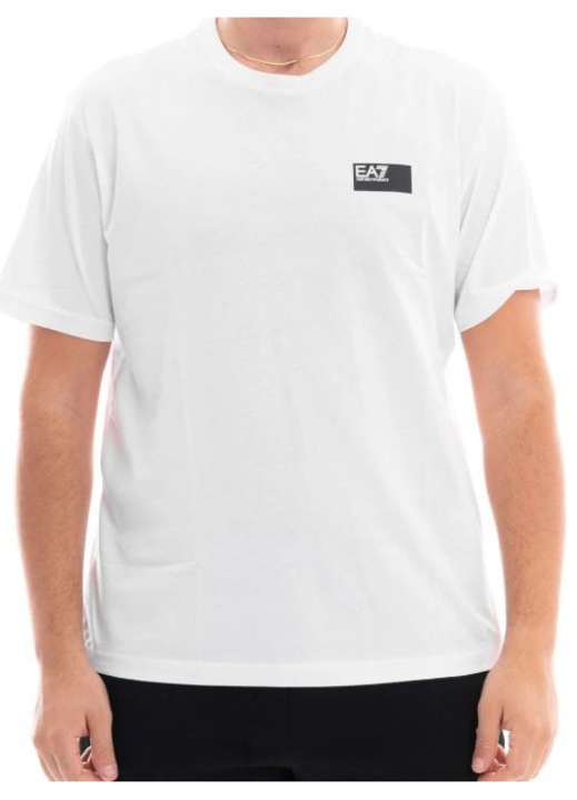 Férfi póló, Emporio Armani, 6DPT02PJVPZ, 100% pamut, fehér, XL INTL