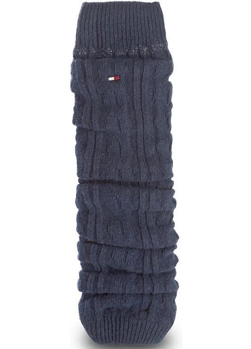 Клин Tommy Hilfiger, вълна/полиамид/вискоза/еластан, тъмносин, един размер INTL