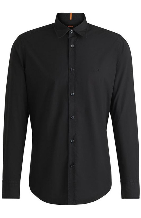 BOSS ing, normál szabású, fekete, 100% pamut, 2XL INTL