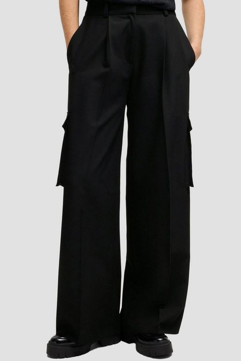 Férfi nadrág 50530970, HUGO, Poliészter/Viszkóz, Fekete