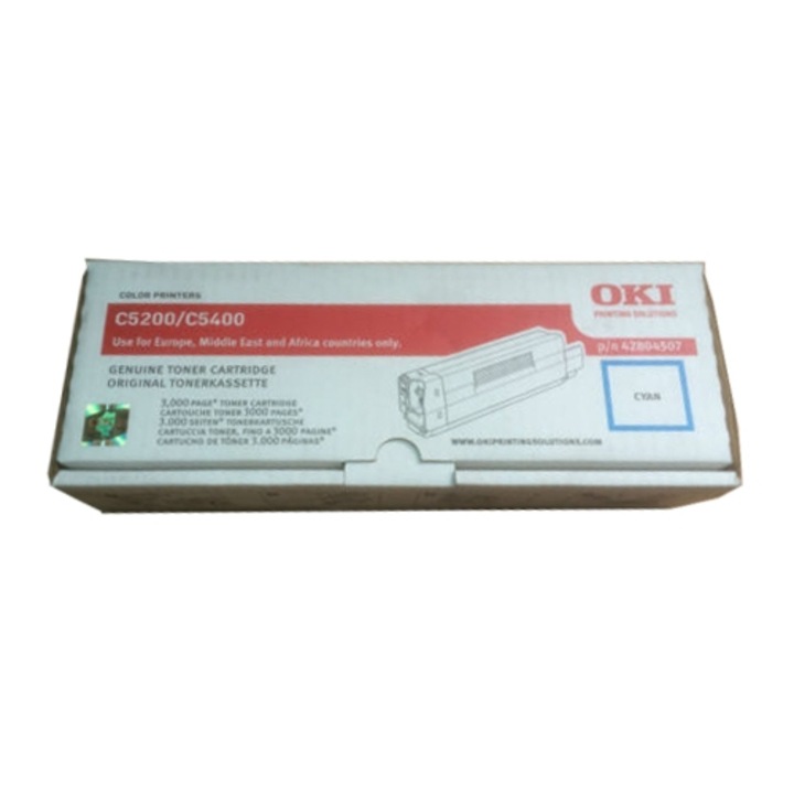 OKI 42804507 cián (cyan) eredeti toner