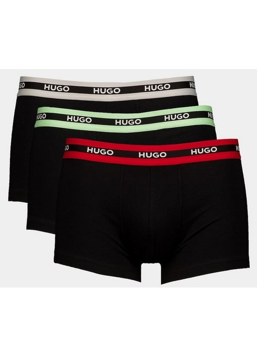 Boxeri HUGO, negru, 95% bumbac, 5% elastan, M INTL
