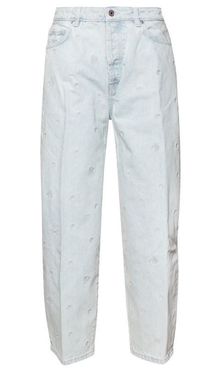 Blugi dama HUGO Gimine, croiala lejera, albastru ceresc, 100% bumbac, W29-L30 US