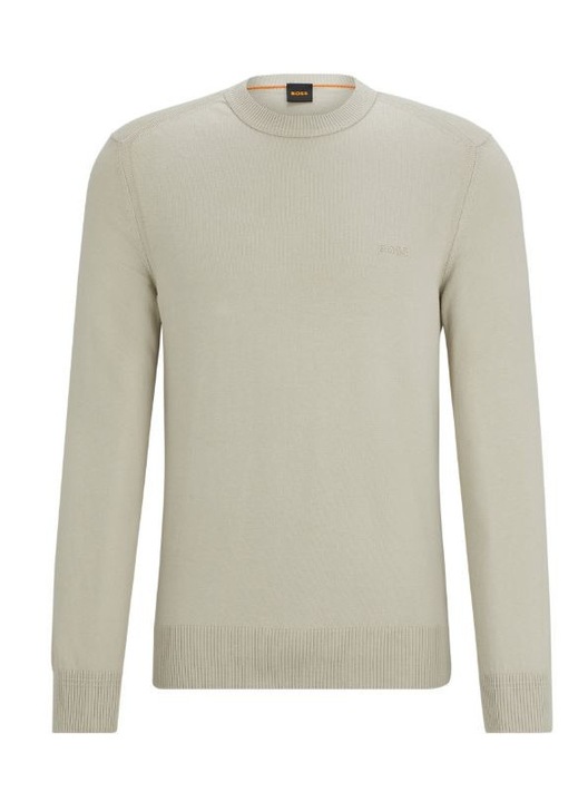 BOSS, Asac logós pulóver, Bézs