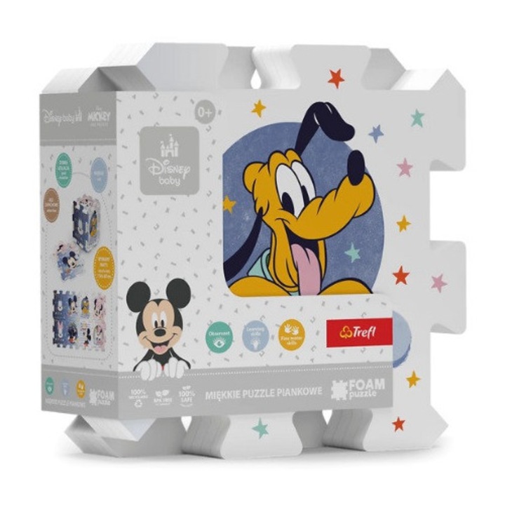 Puzzlopianka Myszka Miki rejtvény, 118x60cm, készlet, tarka
