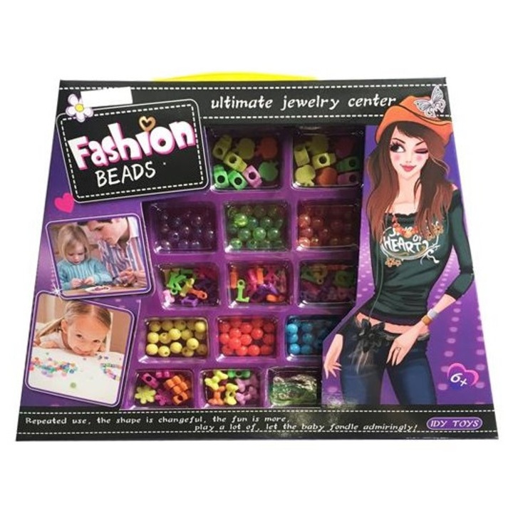 Idy Toys gyöngykészlet, többszínű