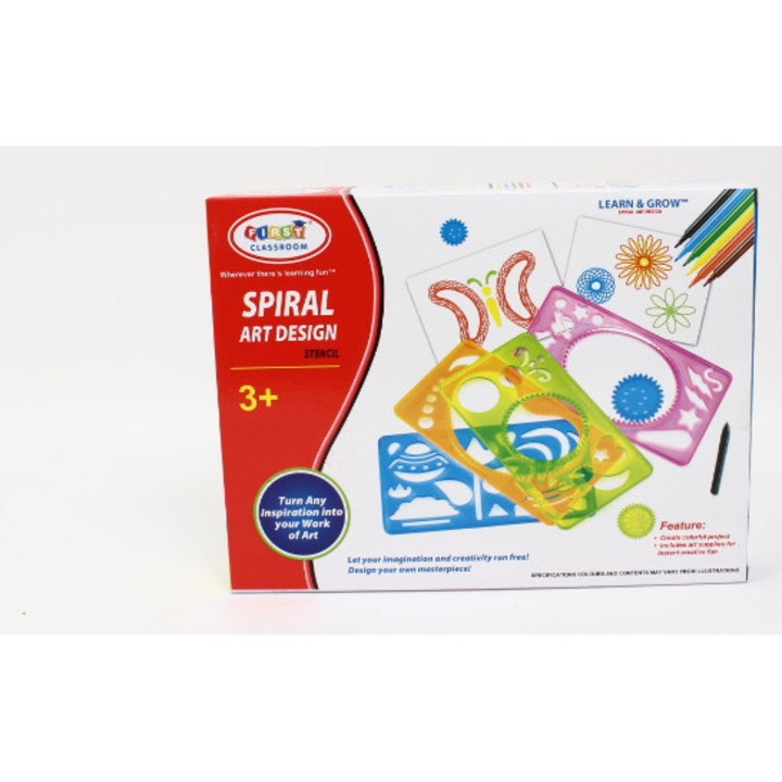 Set creativ sabloane SWEDE G5419, multicolor