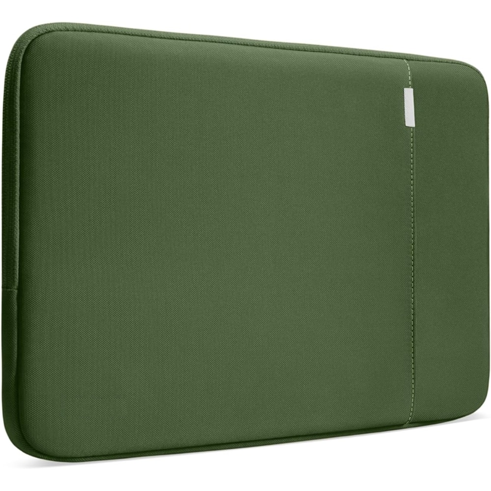 Husa de Protectie 360° pentru Laptop 13/14 Inch, Compatibila cu MacBook Air 13, MacBook Pro M4, M3, M2, M1 (A3403, A3186, A2991, A2780, A2485, A2141, 2019–2024), Surface Laptop 7, Rezistenta la Apa, cu Buzunar pentru Accesorii, Verde