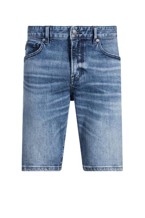 Мъжки дънкови шорти 50537787, BOSS, Памук/Еластан, Син, Син