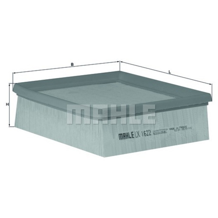 Knecht LX 1622 légszűrő 183x170x57mm