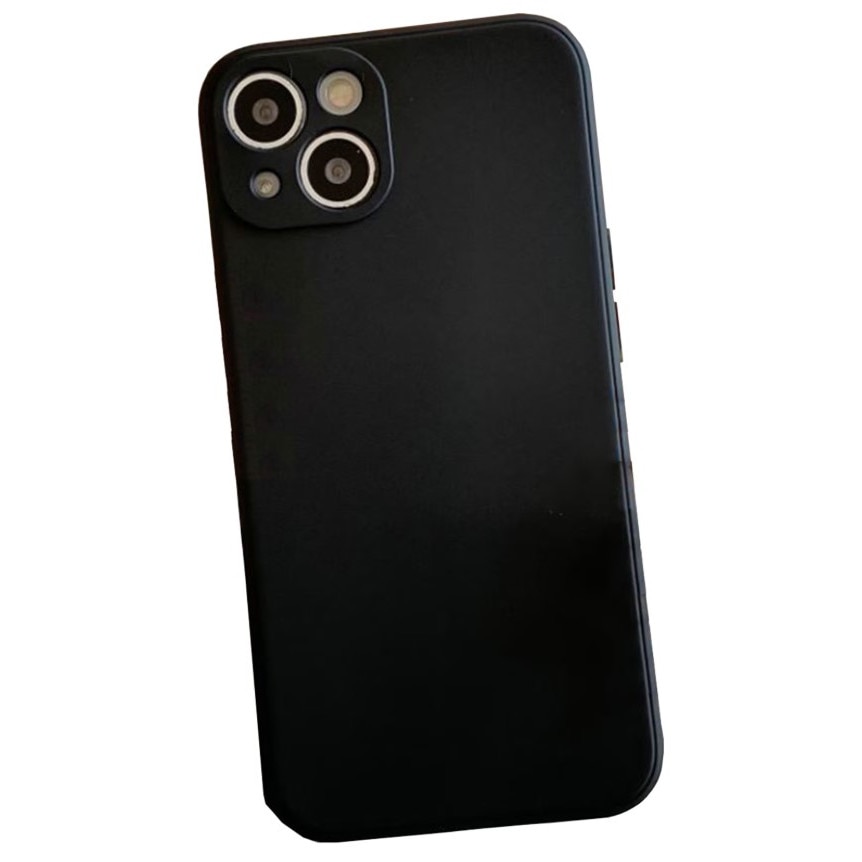 Husa Compatibila cu Apple iPhone 15, Matte TPU, Soft Silicone Premium, Microfibra in interior ( catifea ), Negru