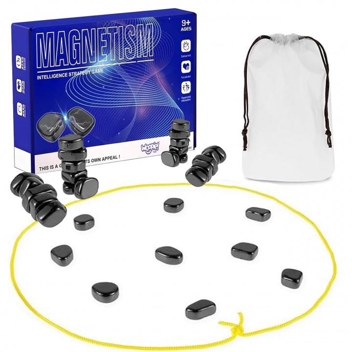 Joc educativ, Magnetic 27 elemente, 4 jucatori, multicolor