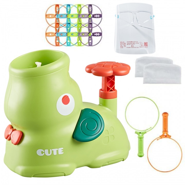 Set joc interactiv, Zlap Frisbee, 2 plase, 8 discuri, ochelari de protectie, 3+ ani