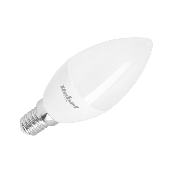 Lampa LED E14 5W, 4000K, 470 lm, 37x100mm, set de 2 bucati