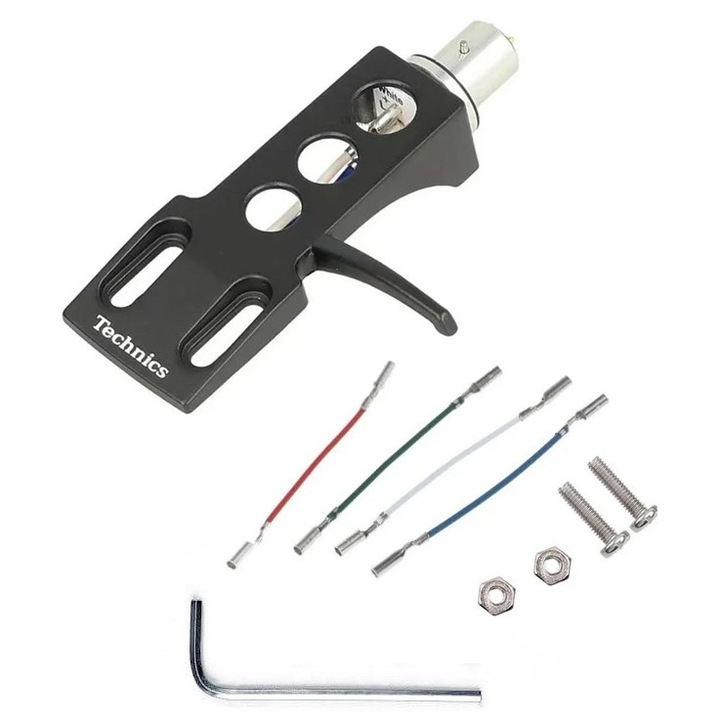 Technics 1200 lemezjátszó fej, fekete