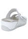 Papuci de damă Bioform din piele albă cu velcro Bioform 4103 07643