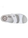 Papuci de damă Bioform din piele albă cu velcro Bioform 4103 07643