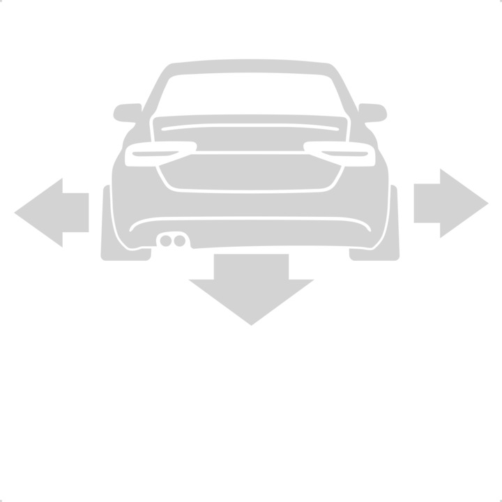 Sticker auto audi-a4-sageti, Cri-Flo, Culoare Alb, Marime 21 cm