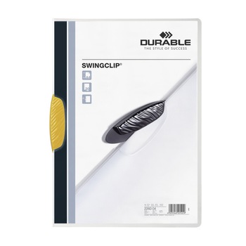 Dosar Durable Swingclip 30, Clema galbena Dosar Durable Swingclip 30, Clema galbena
