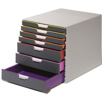 Cutie organizare/arhivare cu 7 sertare, Varicolor Cutie organizare/arhivare cu 7 sertare, Varicolor
