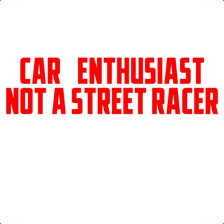 Sticker auto car-enthusiast, Cri-Flo, Culoare Rosu, Marime 21 cm