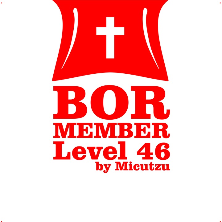 Sticker auto bor level 46 by micutzu, Cri Flo, Culoare Rosu, Marime 21 cm