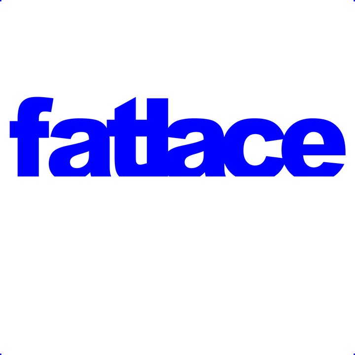 Sticker auto fatlace, Cri Flo, Culoare Albastru, Marime 21 cm
