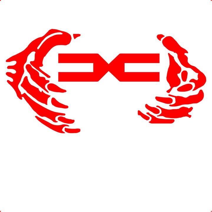 Sticker auto gheare audi sticker auto, Cri Flo, Culoare Rosu, Marime 21 cm