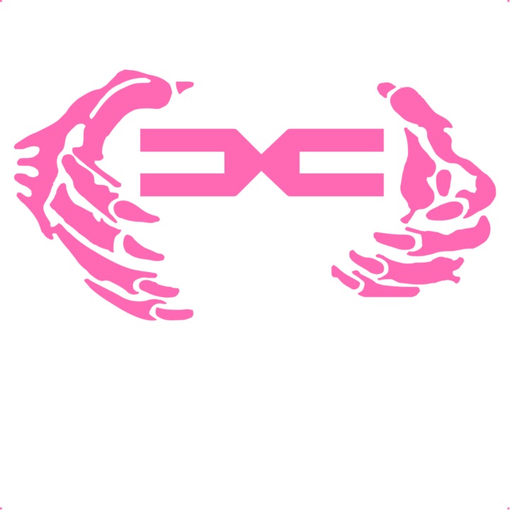 Sticker auto gheare audi sticker auto, Cri Flo, Culoare Roz, Marime 21 cm