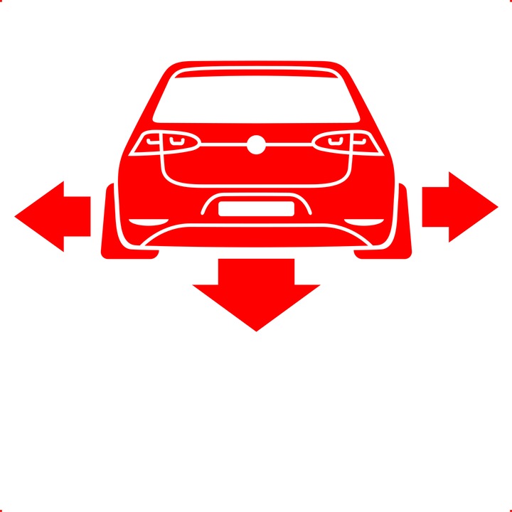 Sticker auto golf 7, Cri Flo, Culoare Rosu, Marime 21 cm