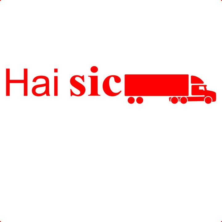 Sticker auto hai sic tir, Cri Flo, Culoare Rosu, Marime 21 cm