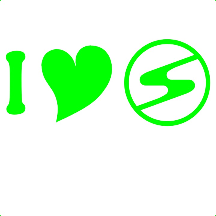 Sticker auto i love trabant sigla, Cri Flo, Culoare Verde, Marime 21 cm