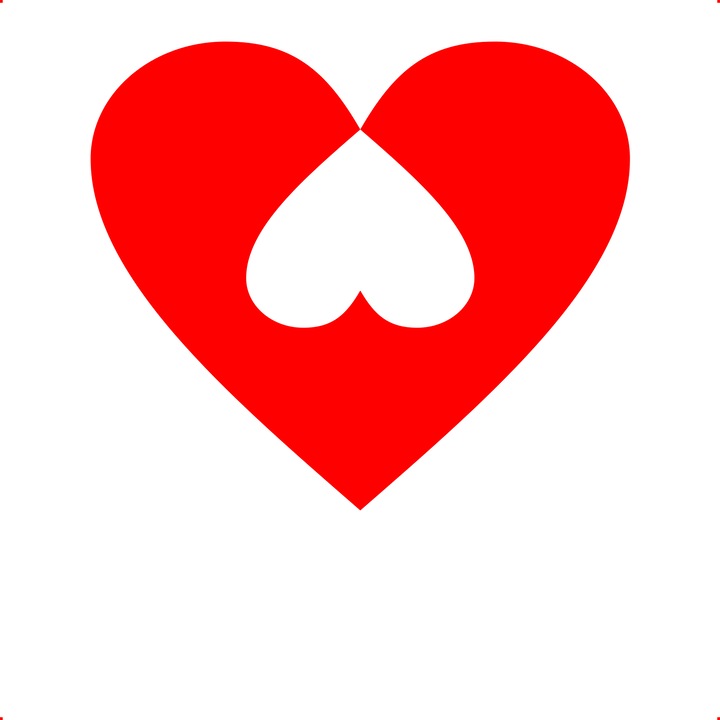 Sticker auto inima v5, Cri Flo, Culoare Rosu, Marime 21 cm