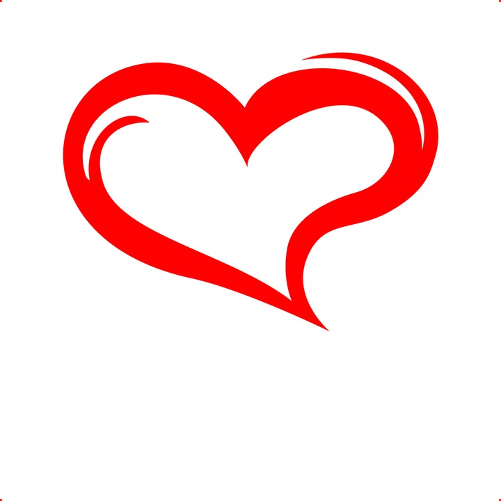 Sticker auto inima v14, Cri Flo, Culoare Rosu, Marime 21 cm