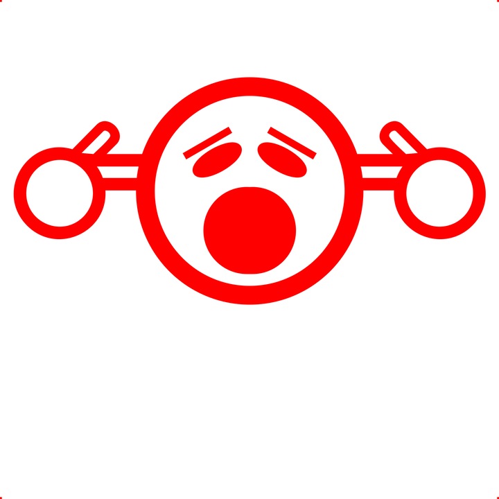 Sticker auto jdm ear plug, Cri Flo, Culoare Rosu, Marime 21 cm