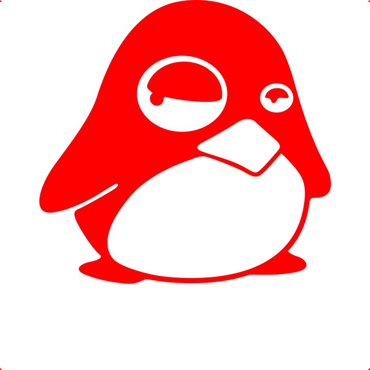 Sticker auto jdm pinguin, Cri Flo, Culoare Rosu, Marime 21 cm