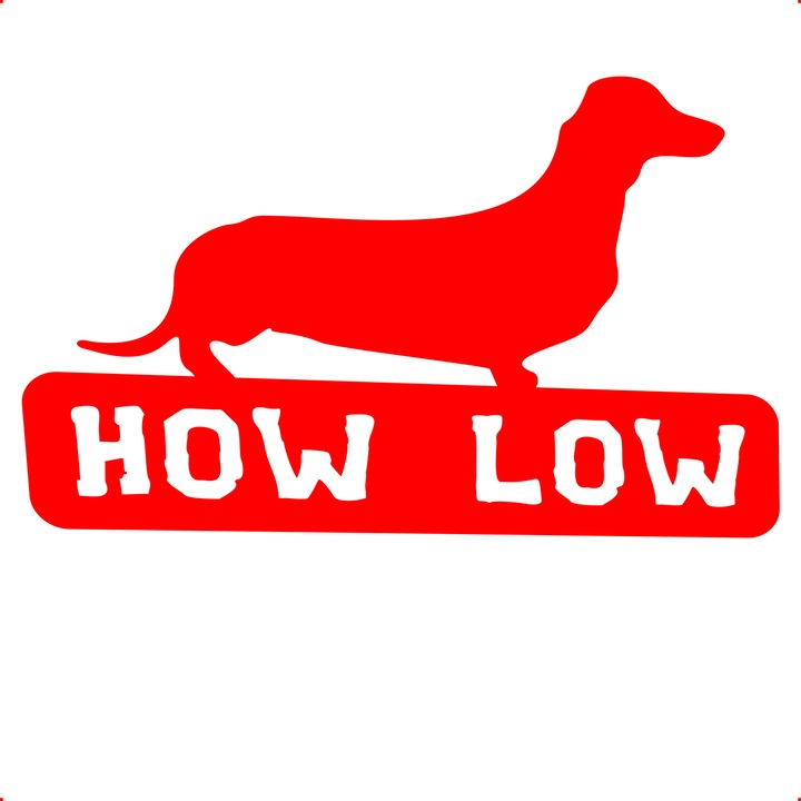 Sticker auto how i roll, Cri Flo, Culoare Rosu, Marime 21 cm