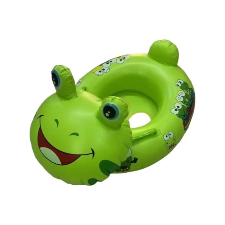 Надуваем спасителен пояс за деца, топка-жаба, 68 x 55 см