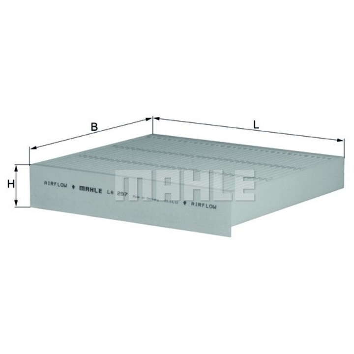 szűrő, belső levegő KNECHT LA 297