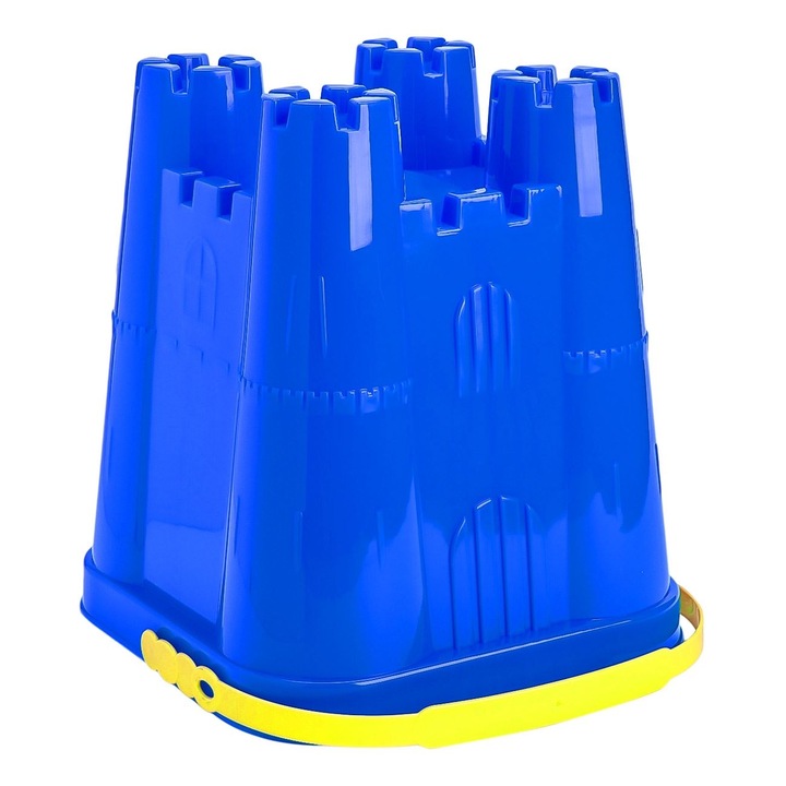 Galeata Plaja Castel Albastra cu Maner 18.5x18.5x21cm