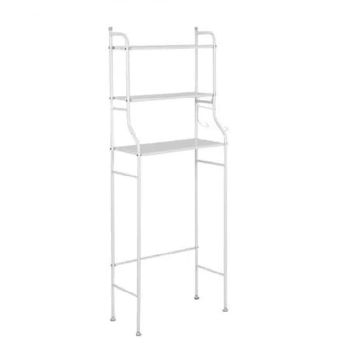 Etajera moderna de depozitare toaleta, Brivoo ®, 3 Rafturi, Montaj fara gauri, Design modern, Organizare eficienta pentru baie si alte spatii